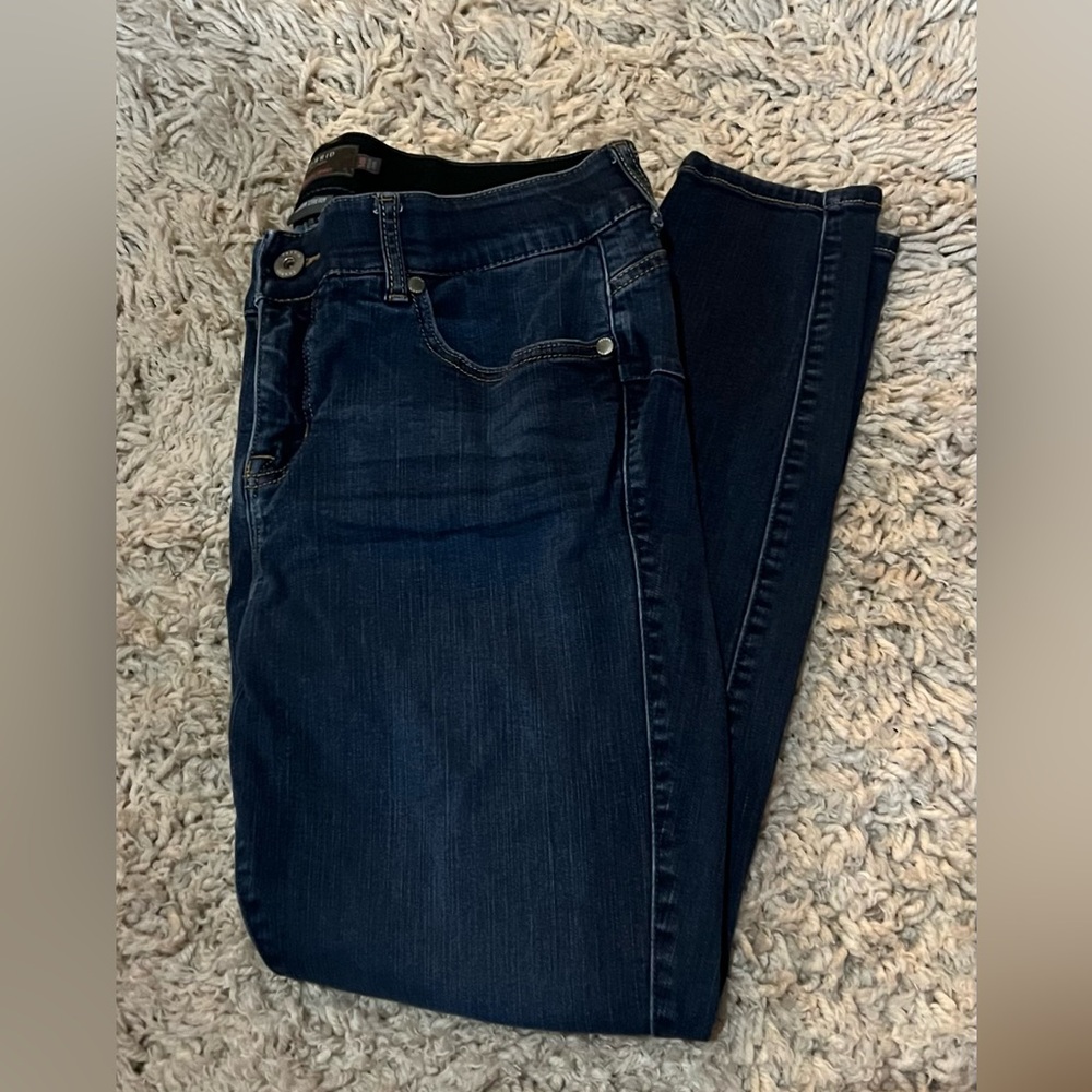 Torrid Blue Skinny Jeans Dark Wash